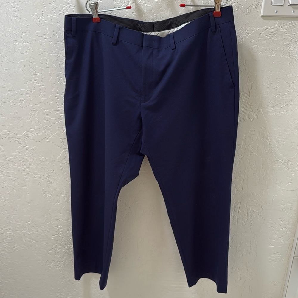 Ralph Lauren Men's Slim Fit Navy Blue Dress Pant 38x27